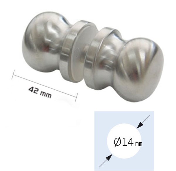 画像1: 「INAL」ドアハンドル　直径４０mm   (1)