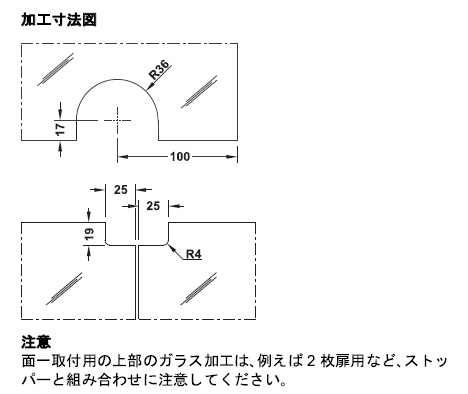 円形ガラスブース